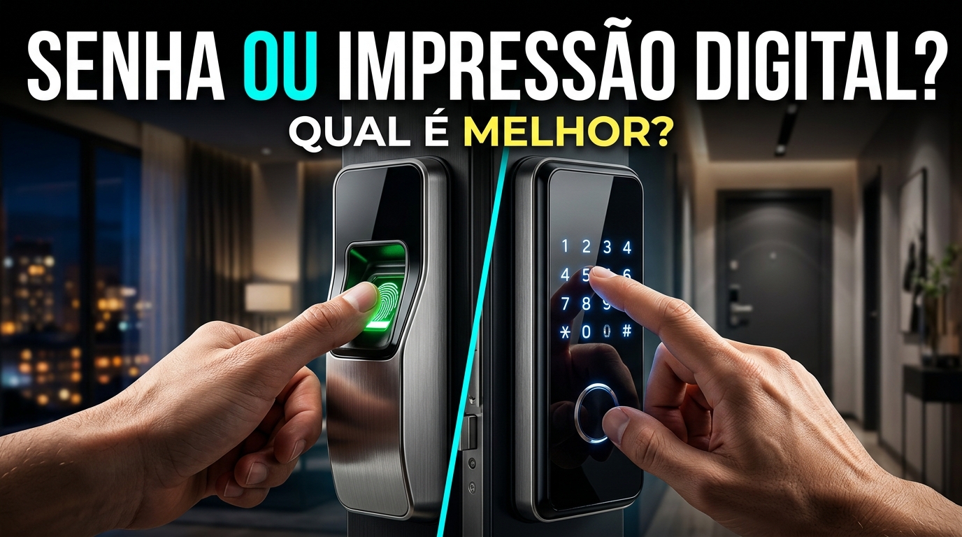 Fechadura Digital com Senha ou Biometria: Qual é Melhor?